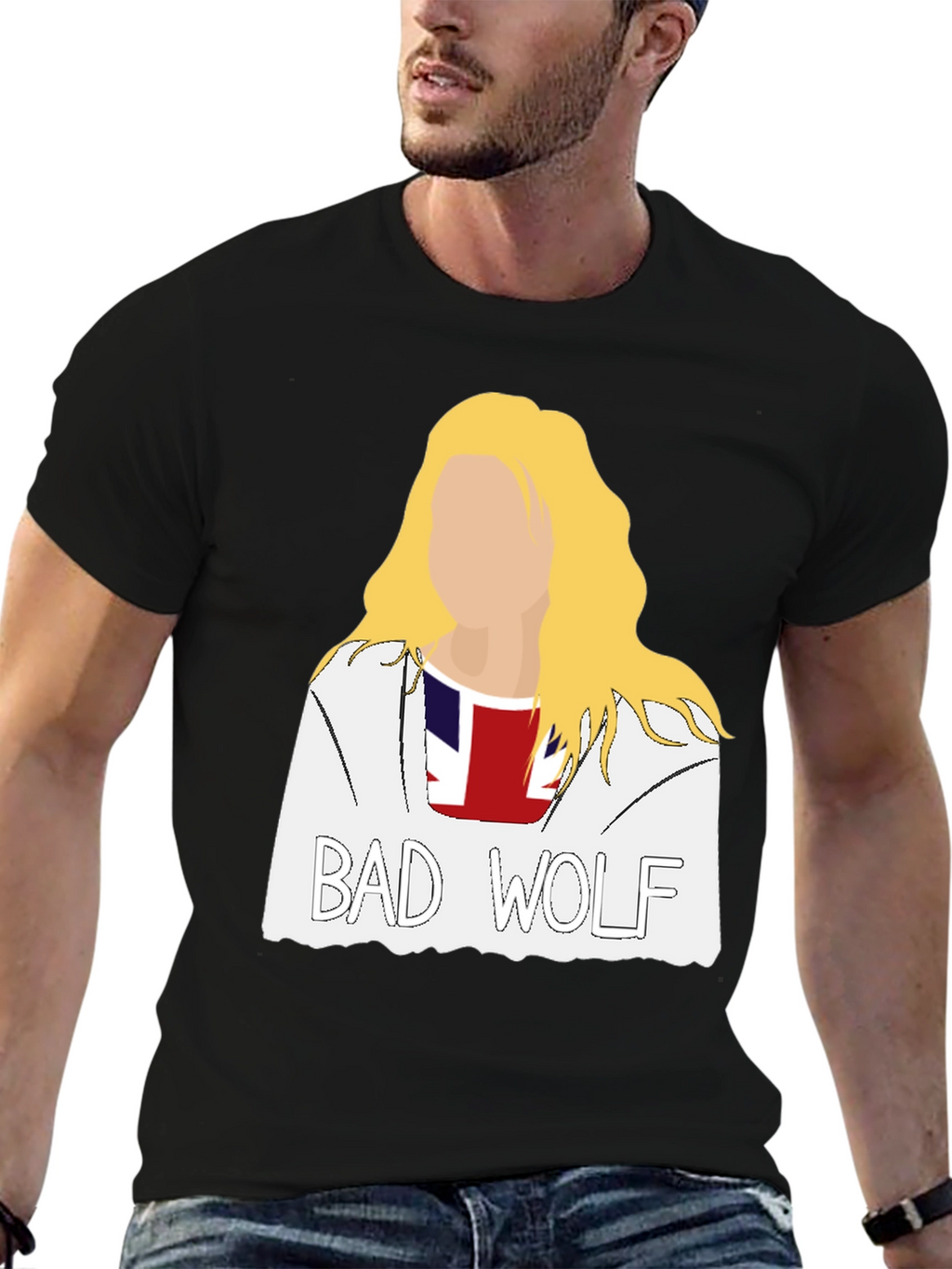 Bad Wolf Graphic Tee - Unique Fan Apparel
