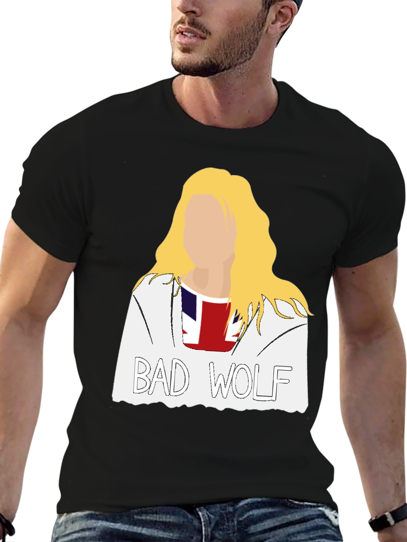 Bad Wolf Graphic Tee - Unique Fan Apparel