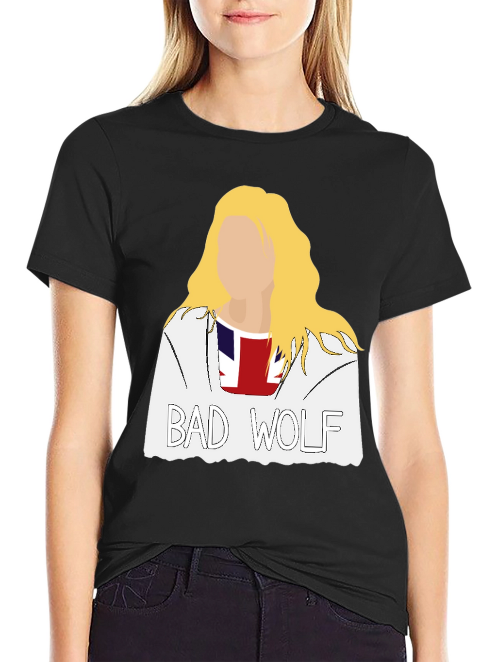 Bad Wolf Graphic Tee - Unique Fan Apparel