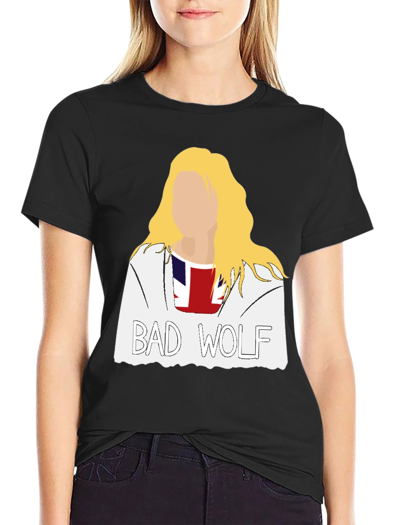 Bad Wolf Graphic Tee - Unique Fan Apparel