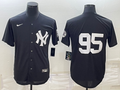 Men's New York Yankees Oswaldo Cabrera #95 Black Replica Player Name Jerseys