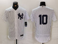 Men's New York Yankees Phil Rizzuto #10 White Replica Player Name Jerseys