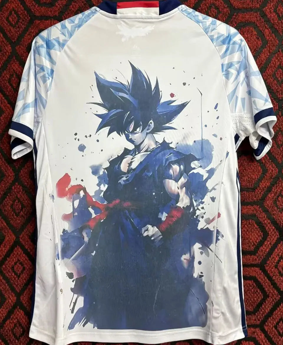 2016/17 Japan Dragon Ball Away White Retro Soccer Jersey Detail 1