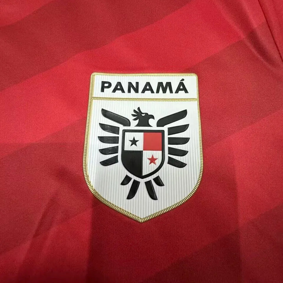 2024/25 Panama Red Fans Soccer Jersey Detail 3
