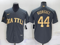 Men's Seattle Mariners Julio Rodriguez #44 Gray Replica Player Jerseys