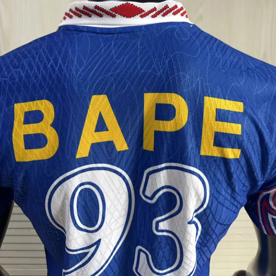 BAPE #93 Japan Special Edition Player Version Soccer Jersey Detail 3