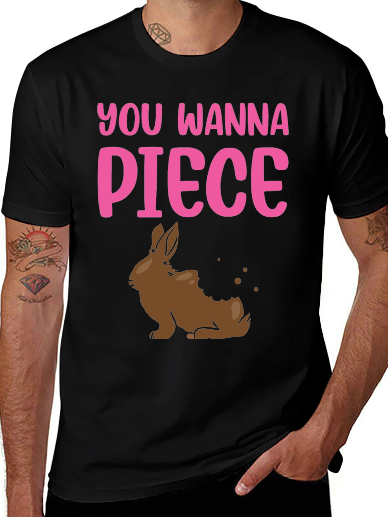 You Wanna Piece Easter Bunny T-Shirt