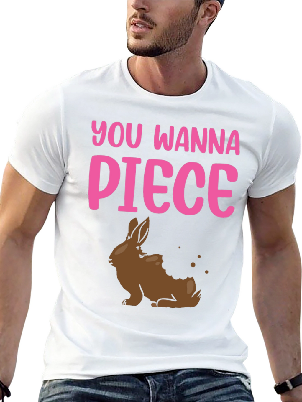 You Wanna Piece Easter Bunny T-Shirt