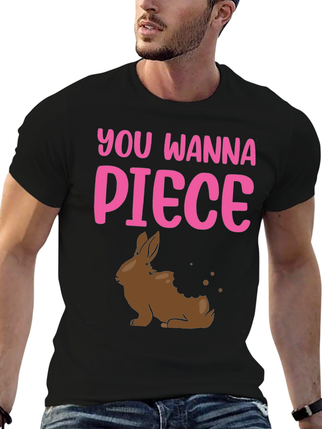 You Wanna Piece Easter Bunny T-Shirt
