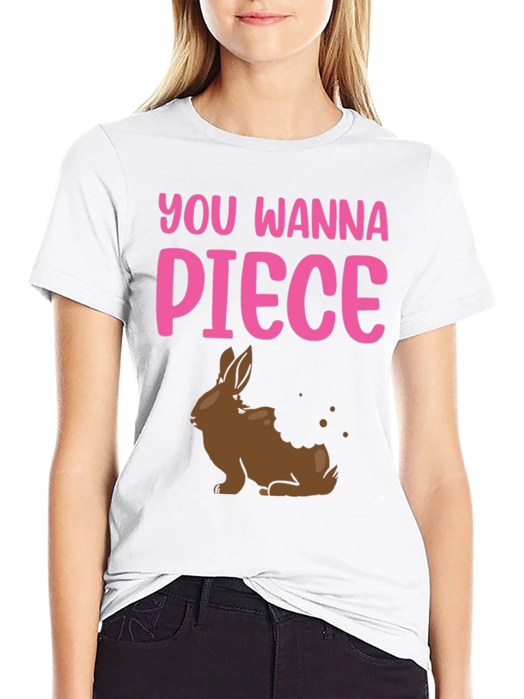 You Wanna Piece Easter Bunny T-Shirt
