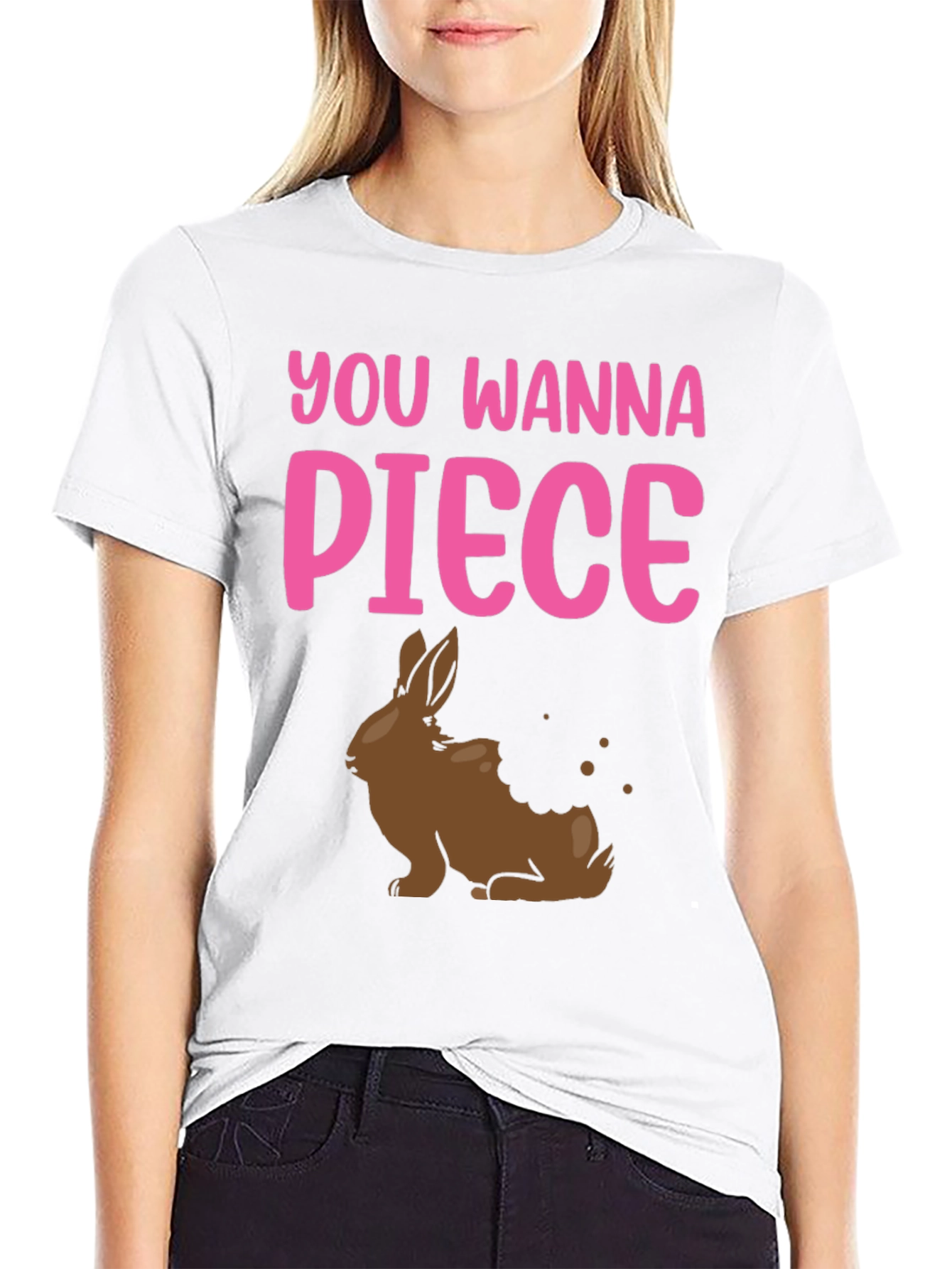 You Wanna Piece Easter Bunny T-Shirt