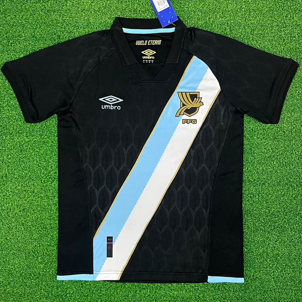 2026/27 Guatemala Away Black Fans Soccer Jersey Front