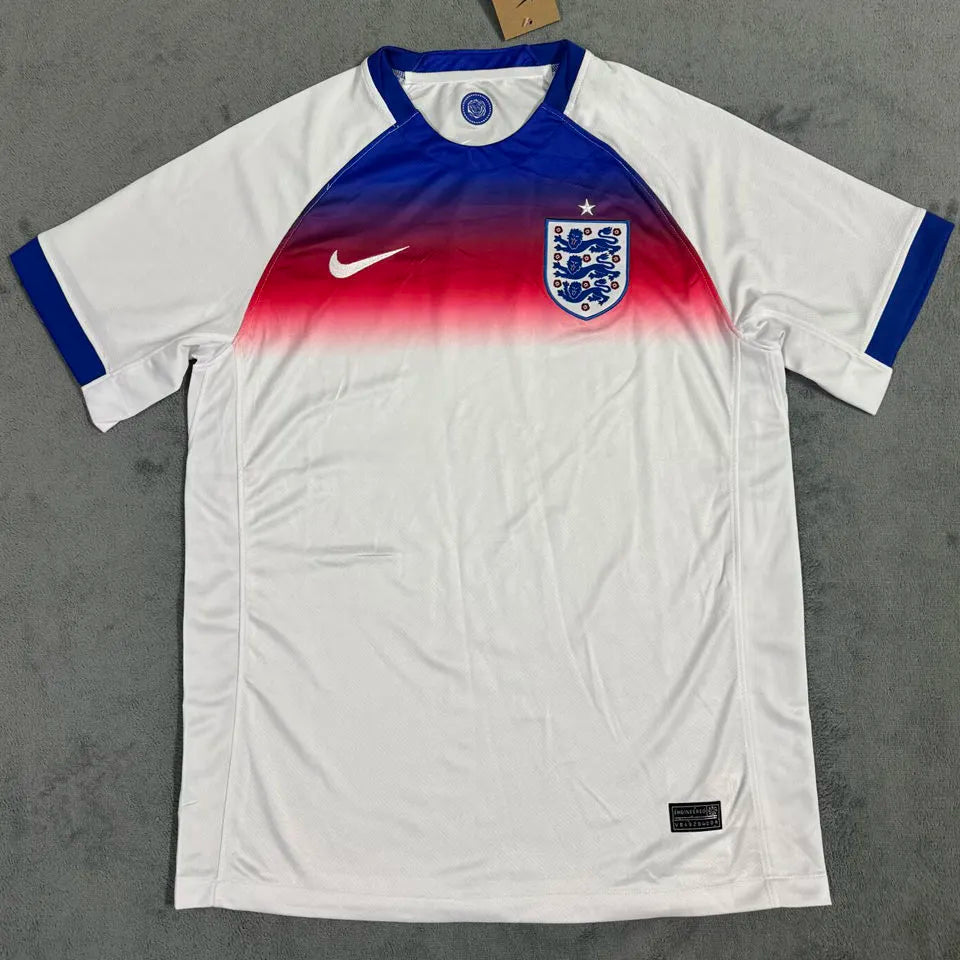 RUSSO #9 England Home White Fans Soccer Jersey 2025/26 ★★ Back