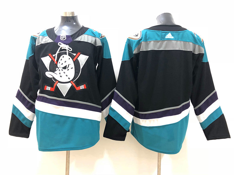 Men's Anaheim Ducks Black Blank Jerseys