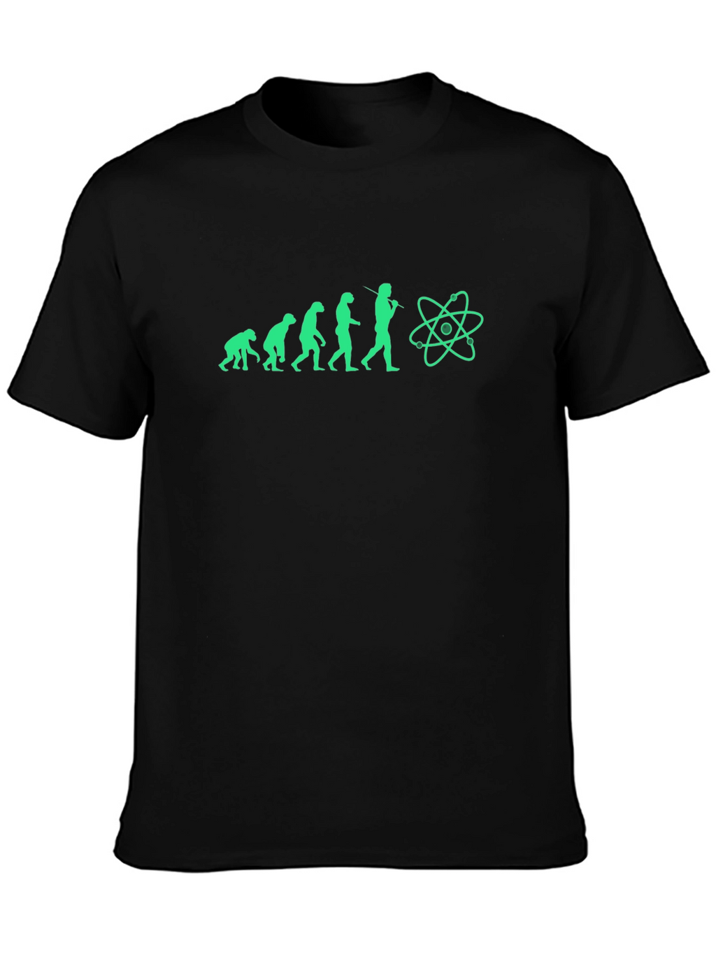 Evolution of Science Black T-Shirt
