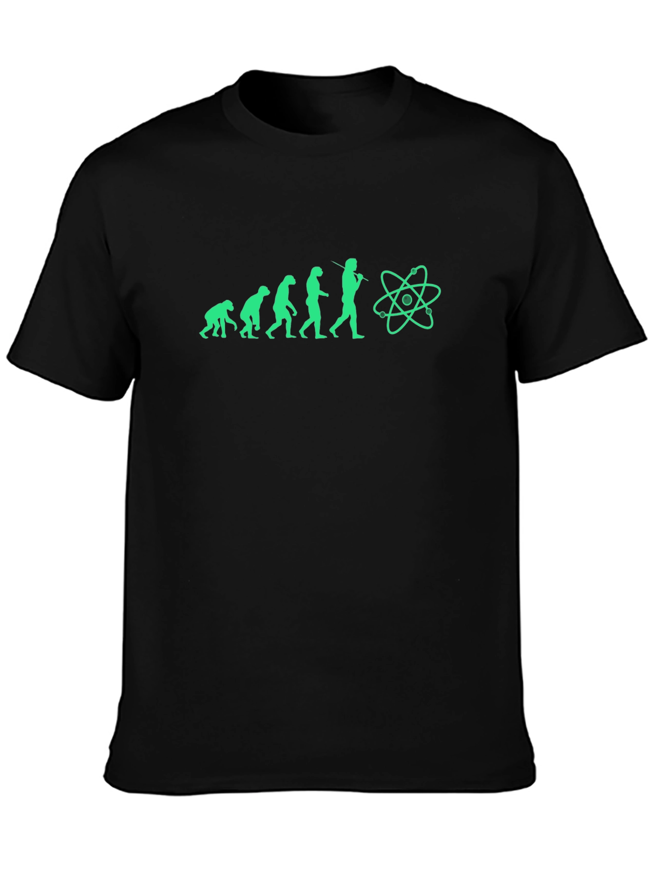 Evolution of Science Black T-Shirt
