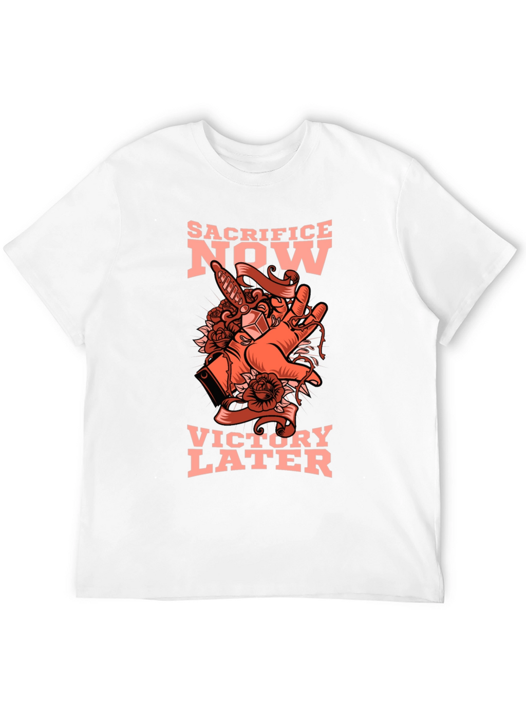 Sacrifice Now Victory Later Graphic Tee