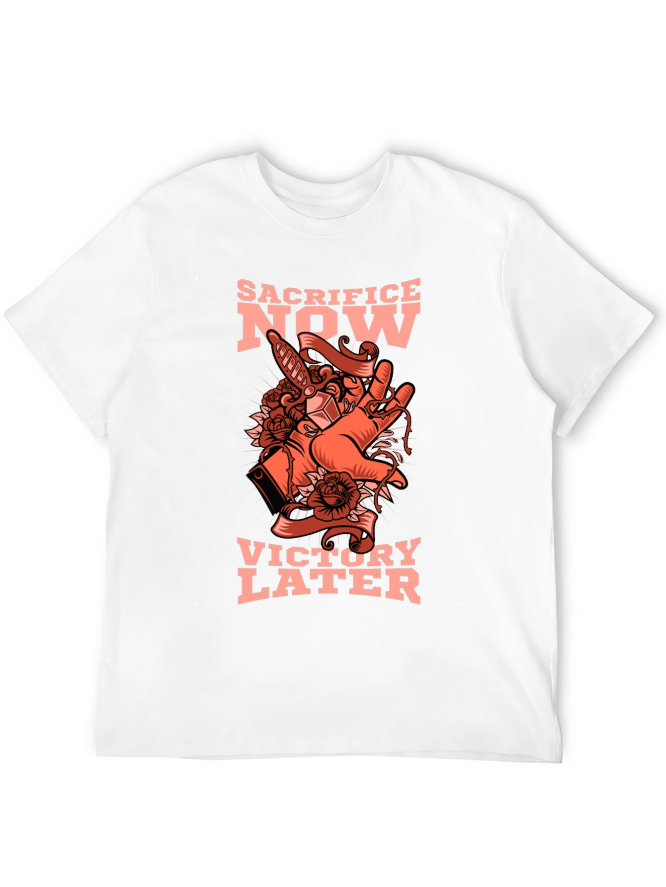 Sacrifice Now Victory Later Graphic Tee