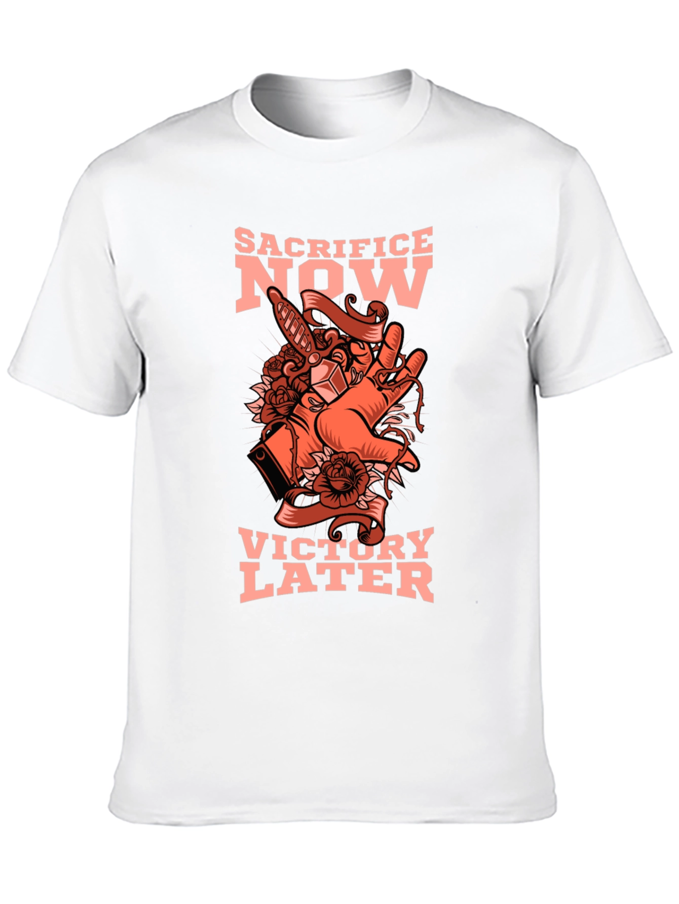 Sacrifice Now Victory Later Graphic Tee