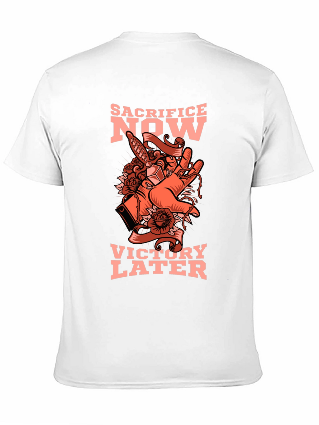 Sacrifice Now Victory Later Graphic Tee