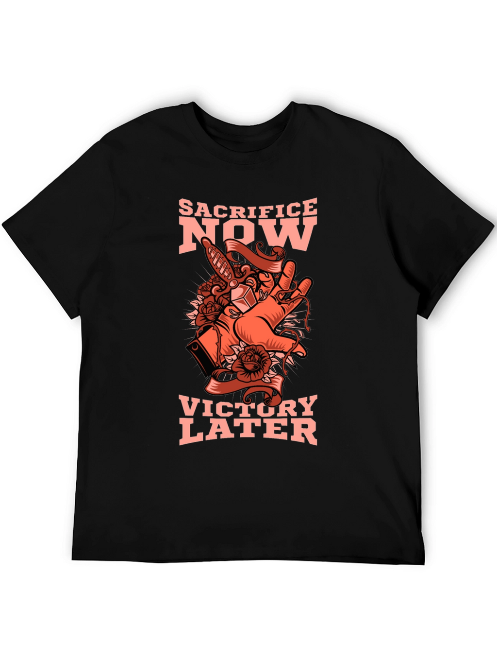 Sacrifice Now Victory Later Graphic Tee