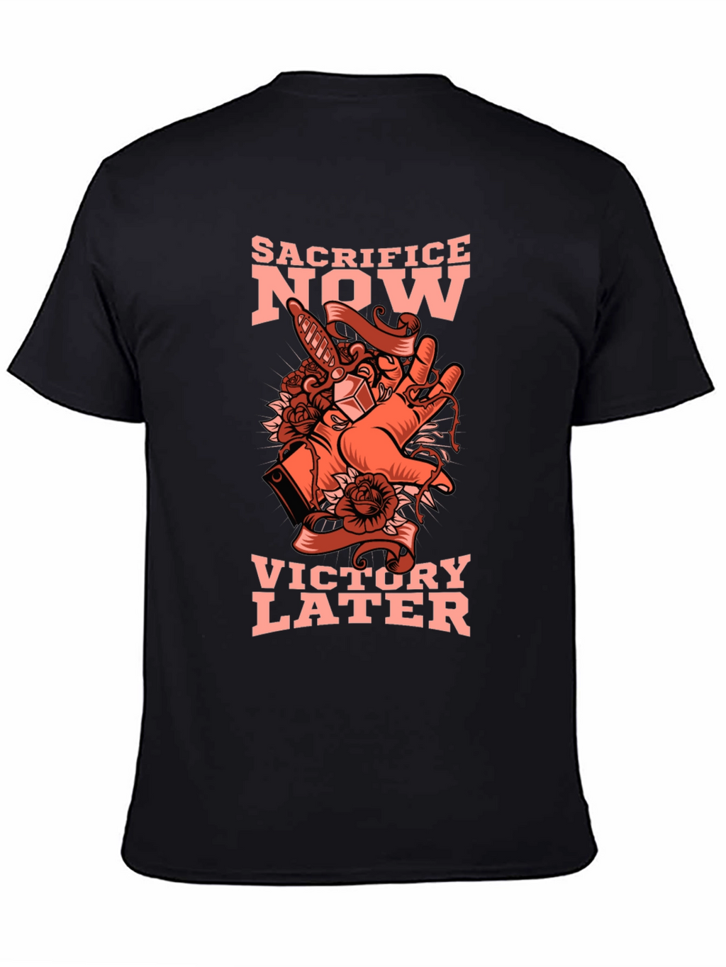 Sacrifice Now Victory Later Graphic Tee