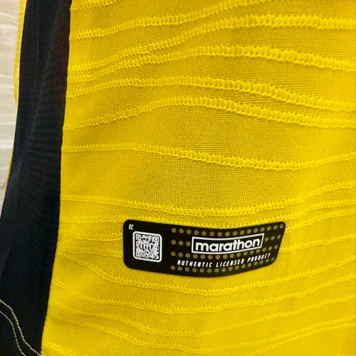 2026/27 Ecuador Home Yellow Player Version Soccer Jersey Detail 3