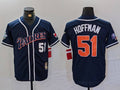 Men's San Diego Padres Trevor Hoffman #51 Navy Replica Player Jerseys