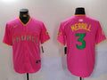 Men's San Diego Padres Jackson Merrill #3 Pink Replica Player Jerseys
