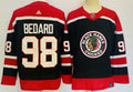 Men's Chicago Blackhawks Connor Bedard #98 Black Game Jerseys