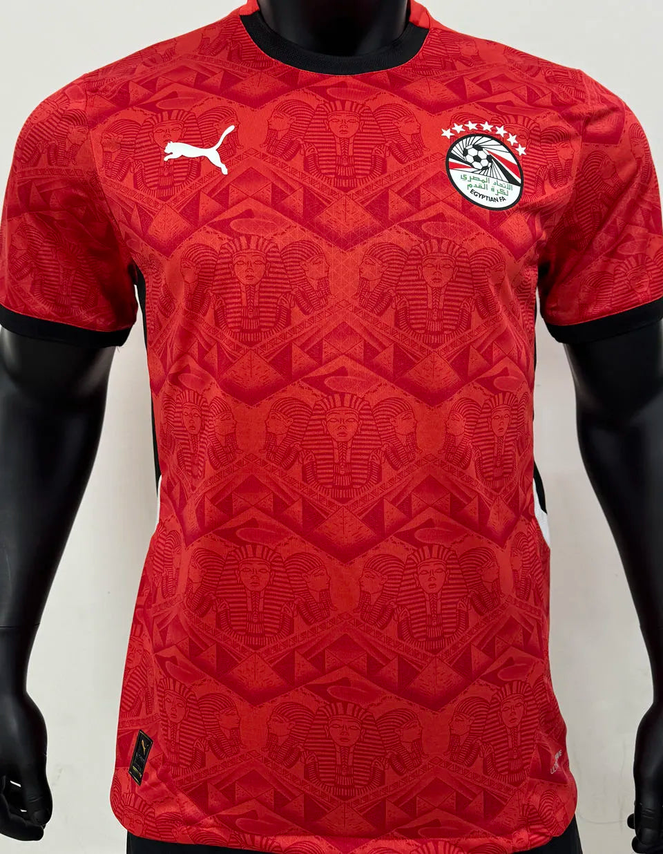 2025 Egypt Home Red Player Version Soccer Jersey Front