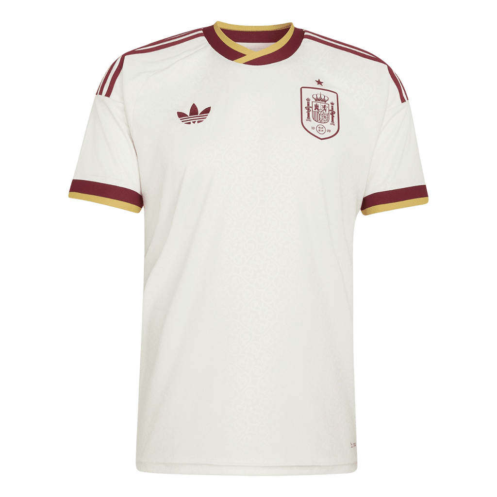 Spain Away Soccer Jersey World Cup 2026 White Front