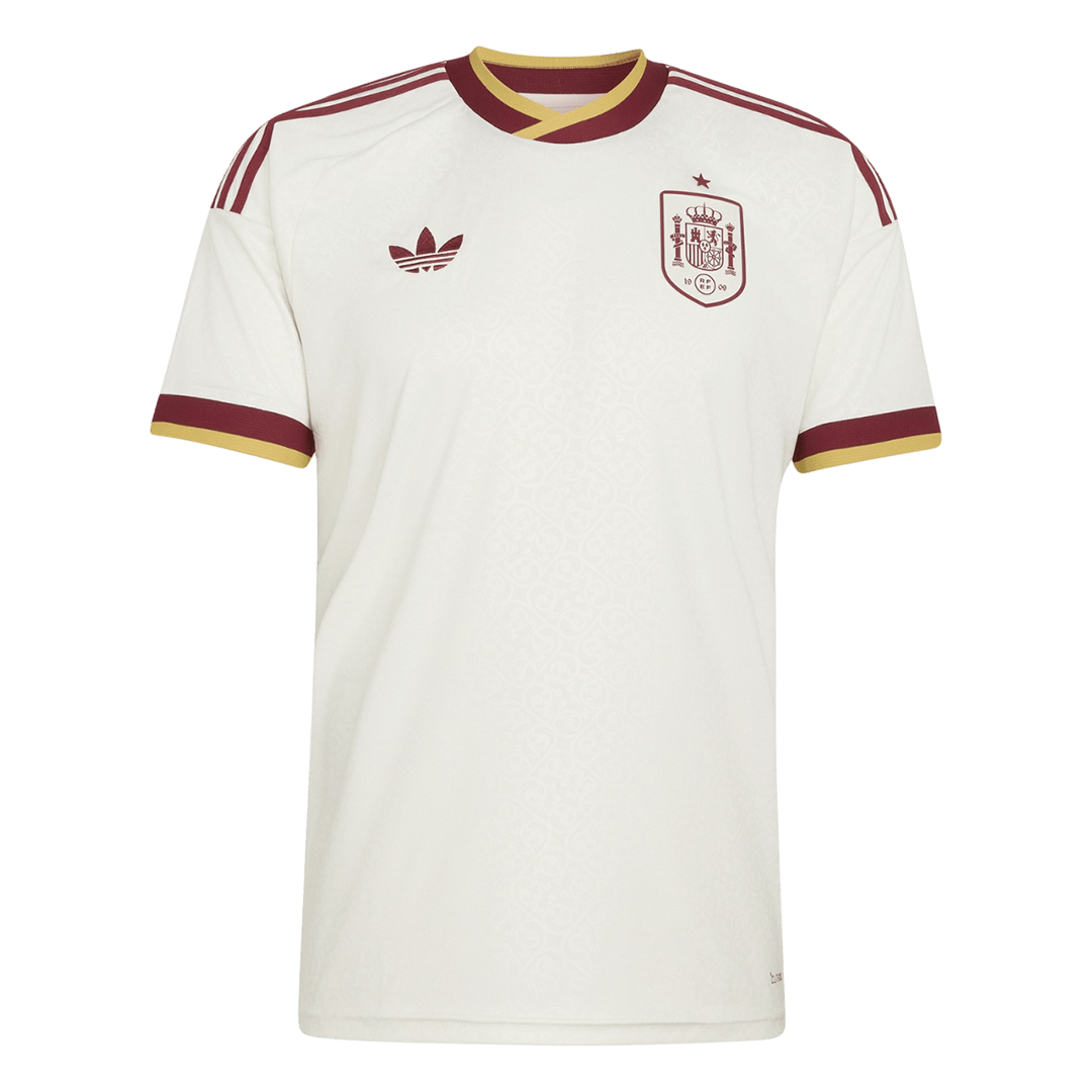 Spain Away Soccer Jersey World Cup 2026 White Front