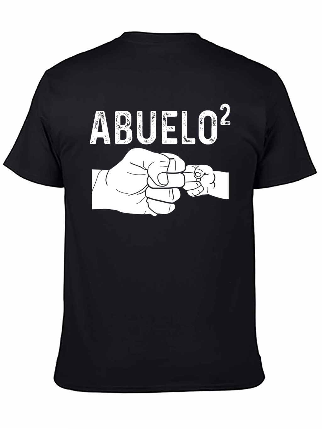 Abuelo Squared Black Graphic T-Shirt