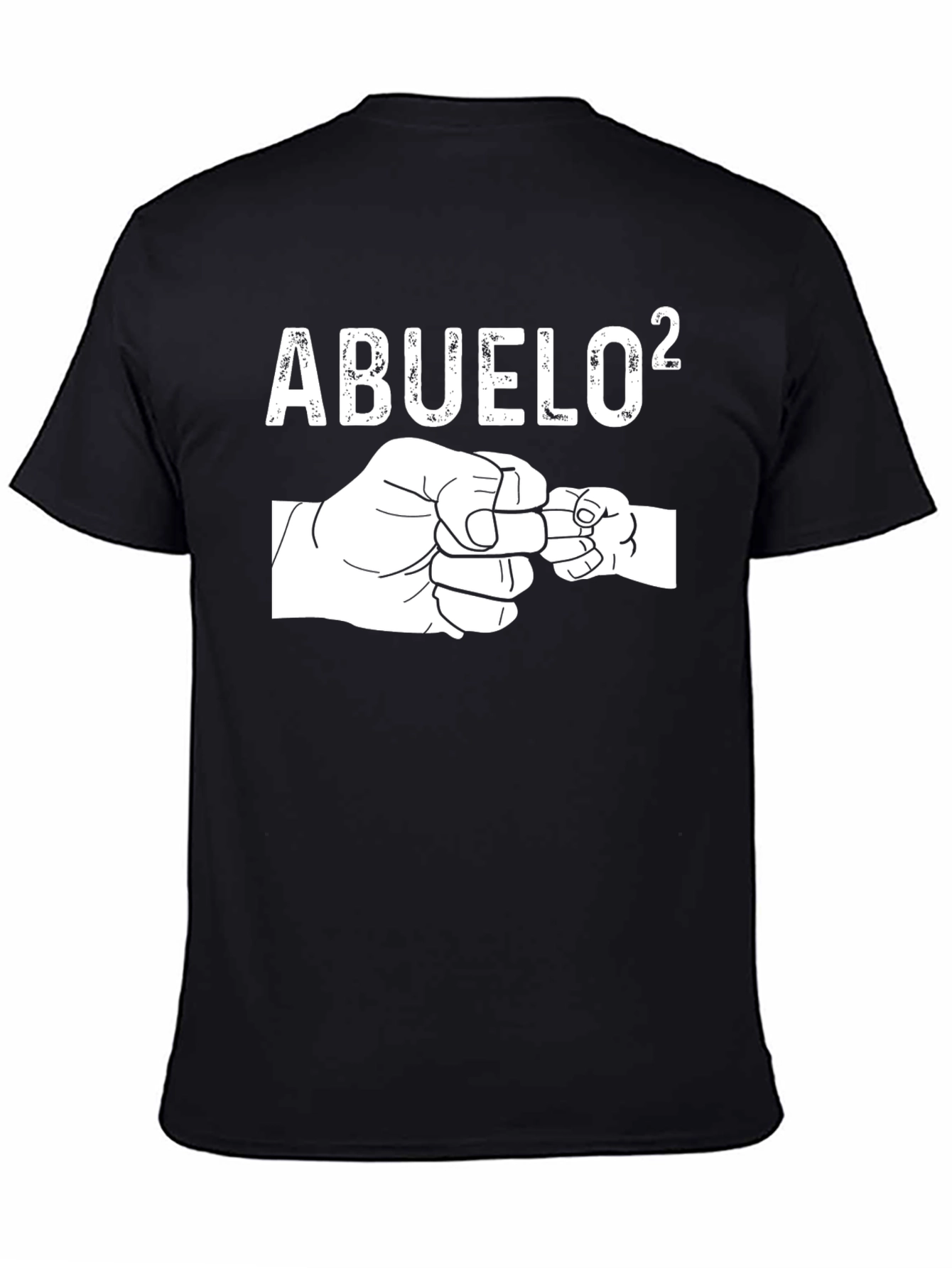 Abuelo Squared Black Graphic T-Shirt