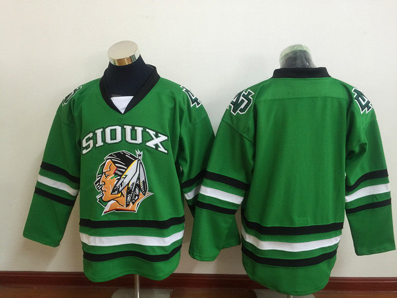 Men's Chicago Blackhawks Green Blank Jerseys