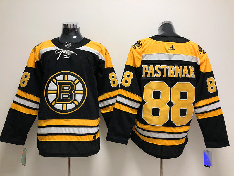 Men's Boston Bruins David Pastrnak #88 Black Player Jerseys