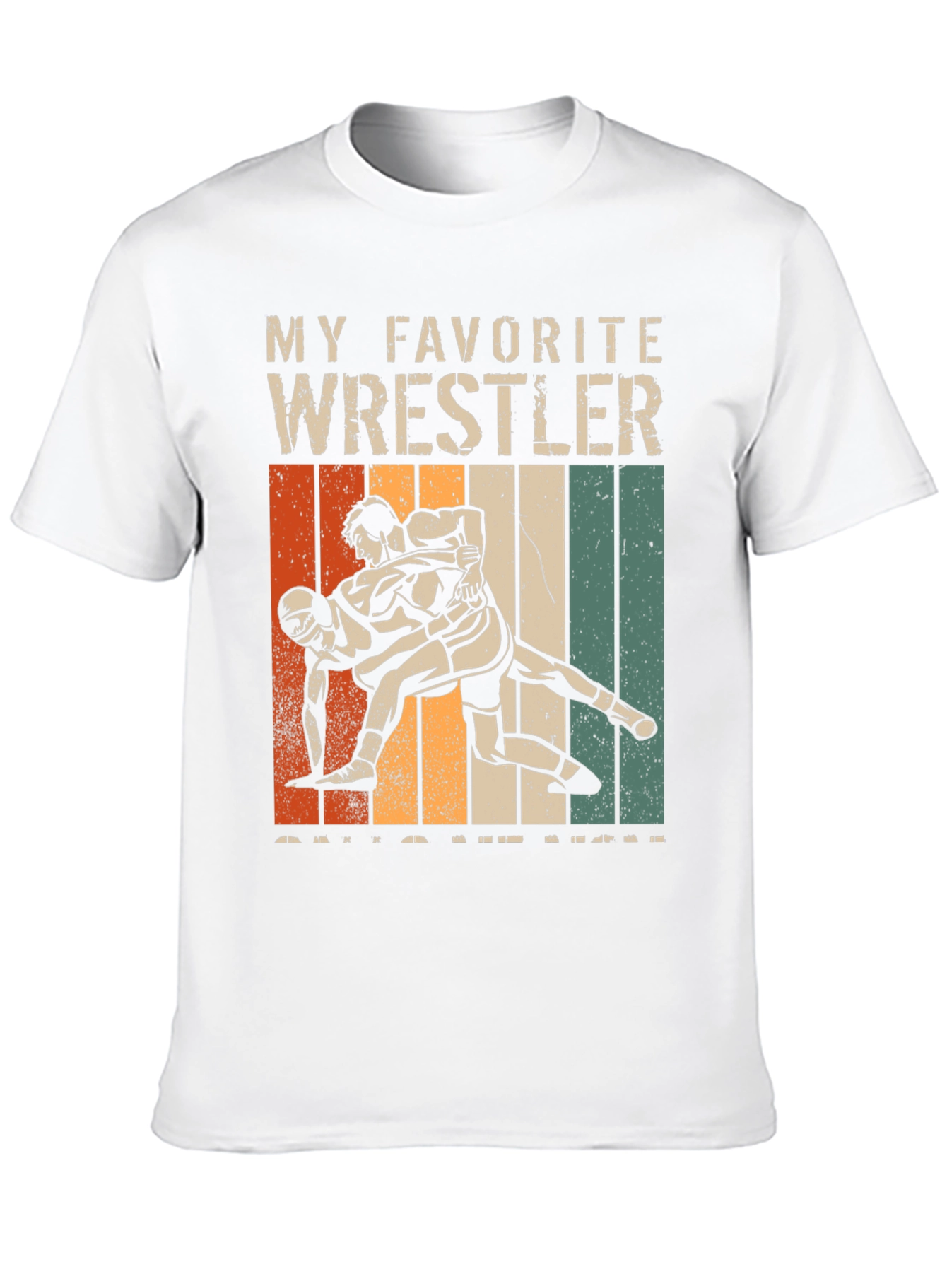 My Favorite Wrestler T-Shirt - Retro Style