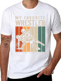 My Favorite Wrestler T-Shirt - Retro Style