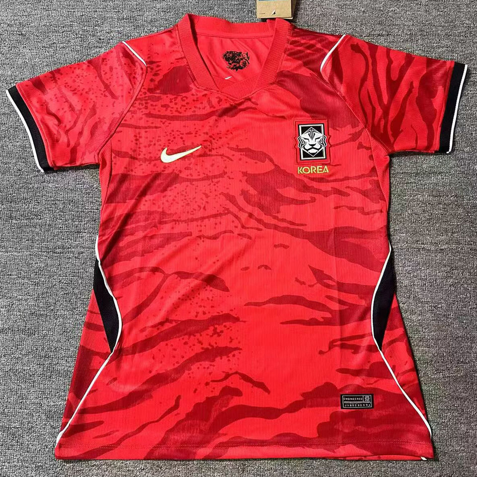 2026/27 South Korea Home Red Women Soccer Jersey 女 Item NO.: 2152611 Front