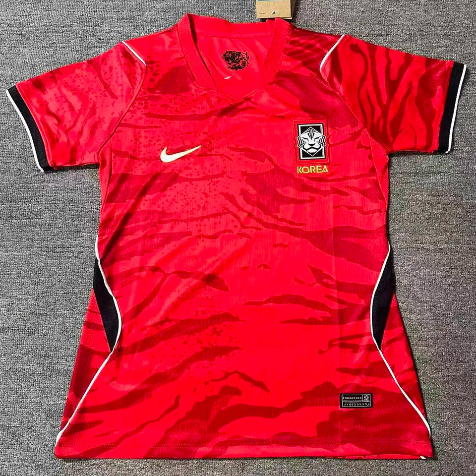 2026/27 South Korea Home Red Women Soccer Jersey 女 Front