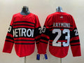 Men's Detroit Red Wings Lucas Raymond #23 Red Breakaway Player Jerseys