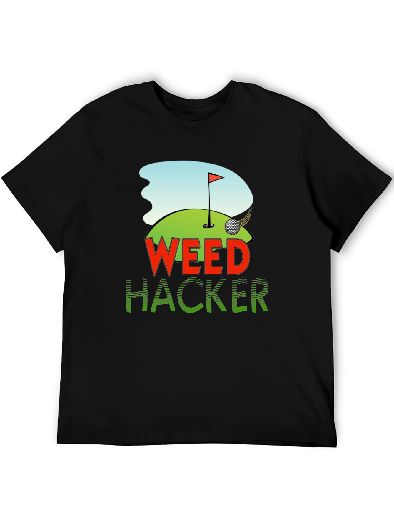 Weed Hacker Golf Graphic Tee
