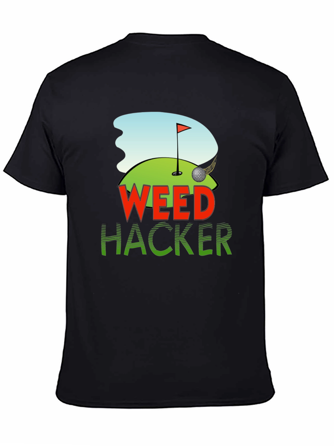 Weed Hacker Golf Graphic Tee