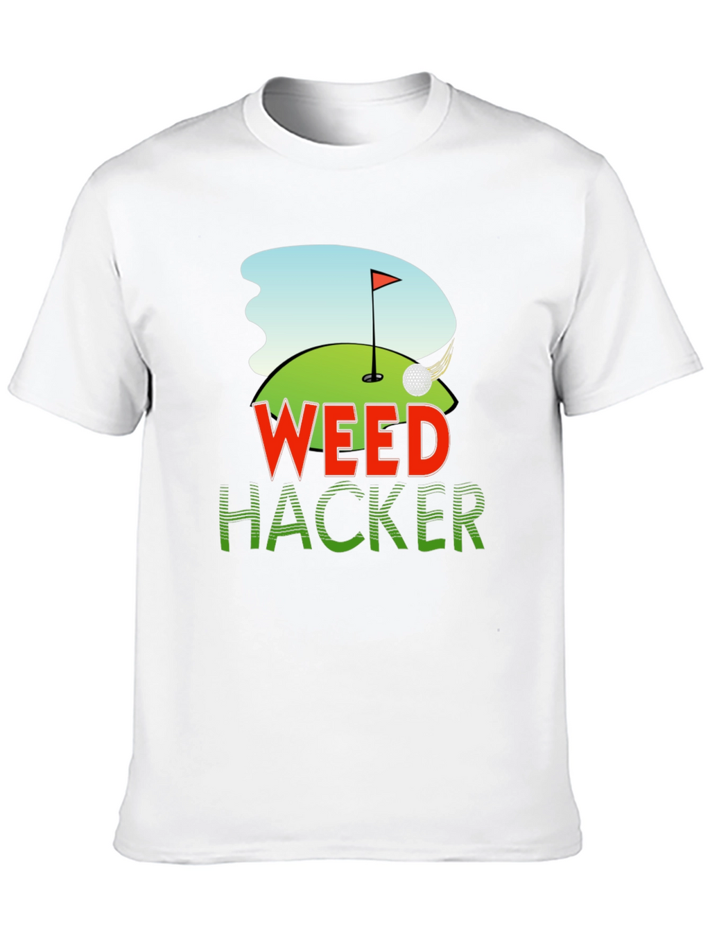 Weed Hacker Golf Graphic Tee