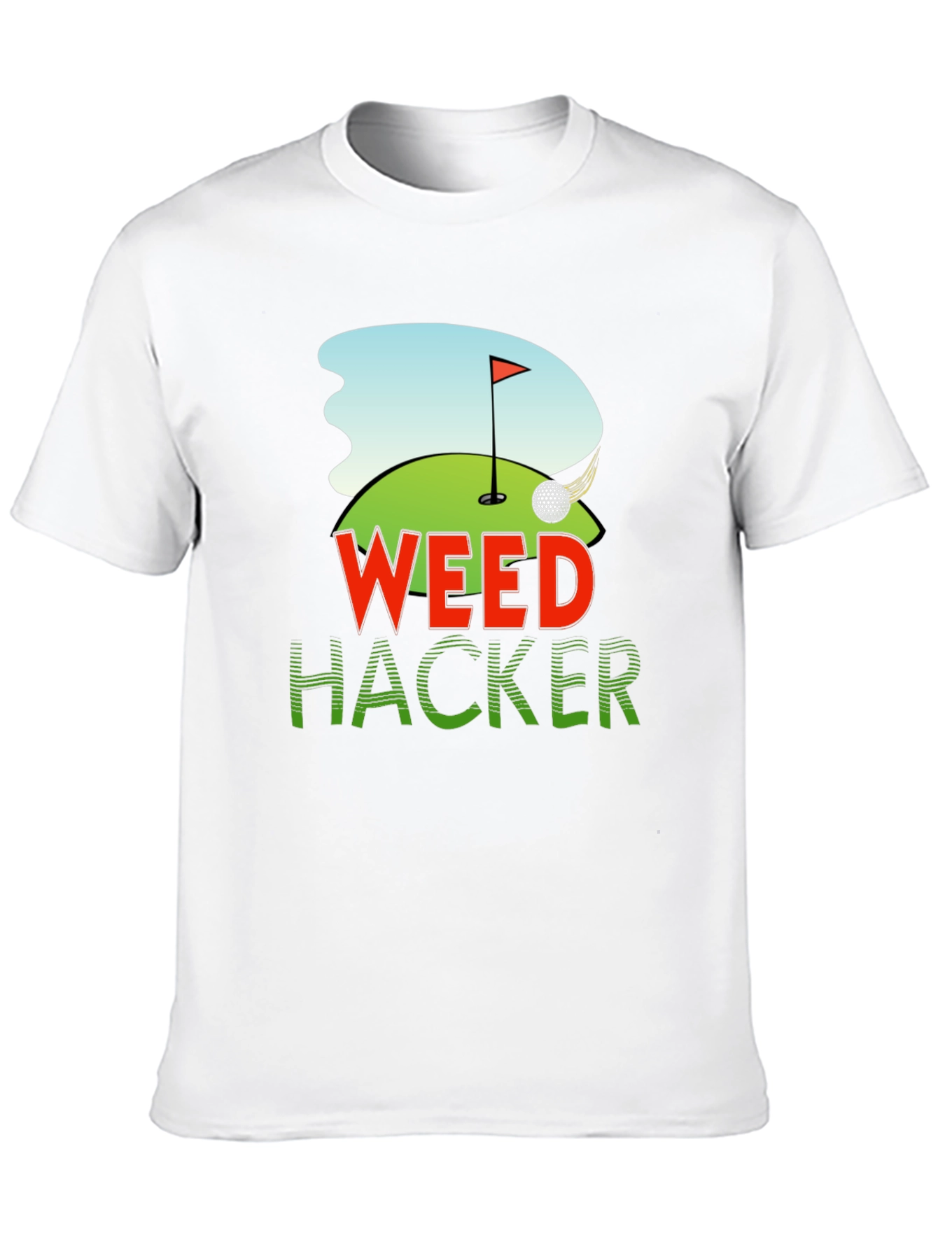 Weed Hacker Golf Graphic Tee