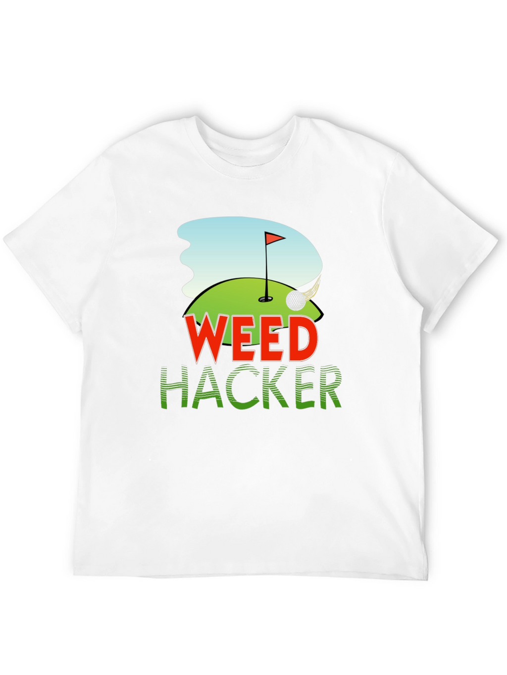 Weed Hacker Golf Graphic Tee