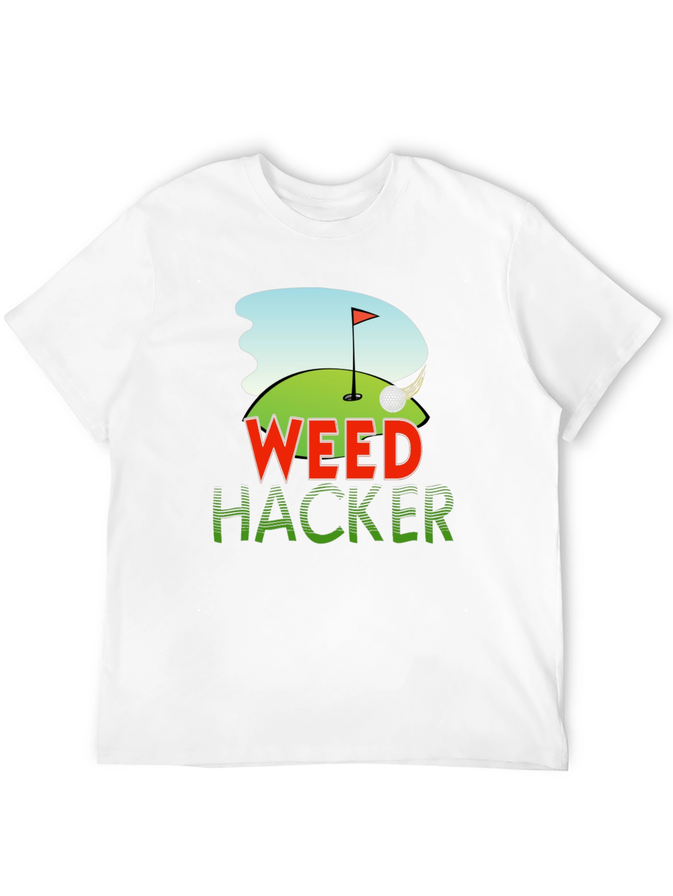 Weed Hacker Golf Graphic Tee