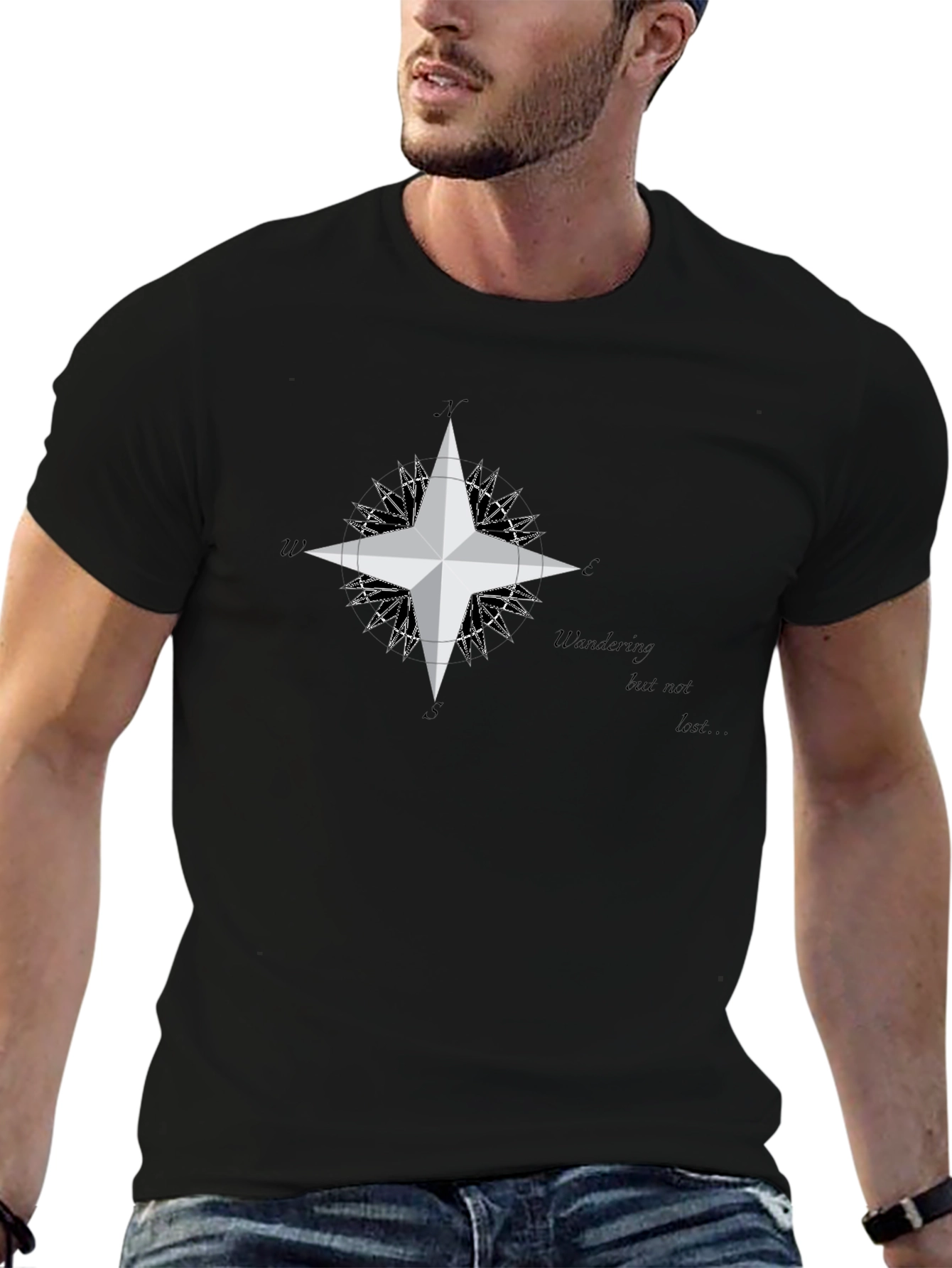 Wandering Compass Graphic T-Shirt
