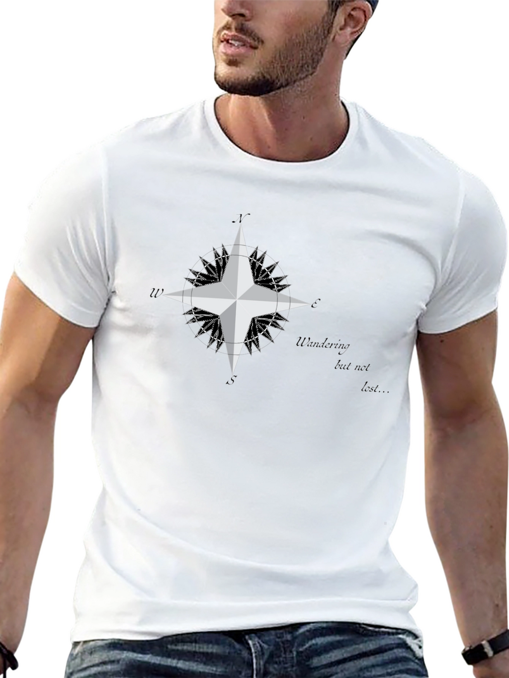 Wandering Compass Graphic T-Shirt